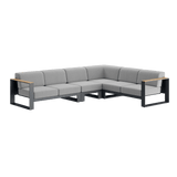 N5 six seater corner sofa product image uk garden furniture