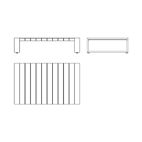 N5 coffee table line drawing 