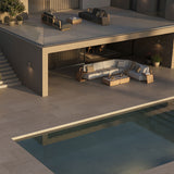 N6 light corner sofa and dark three seater sofas