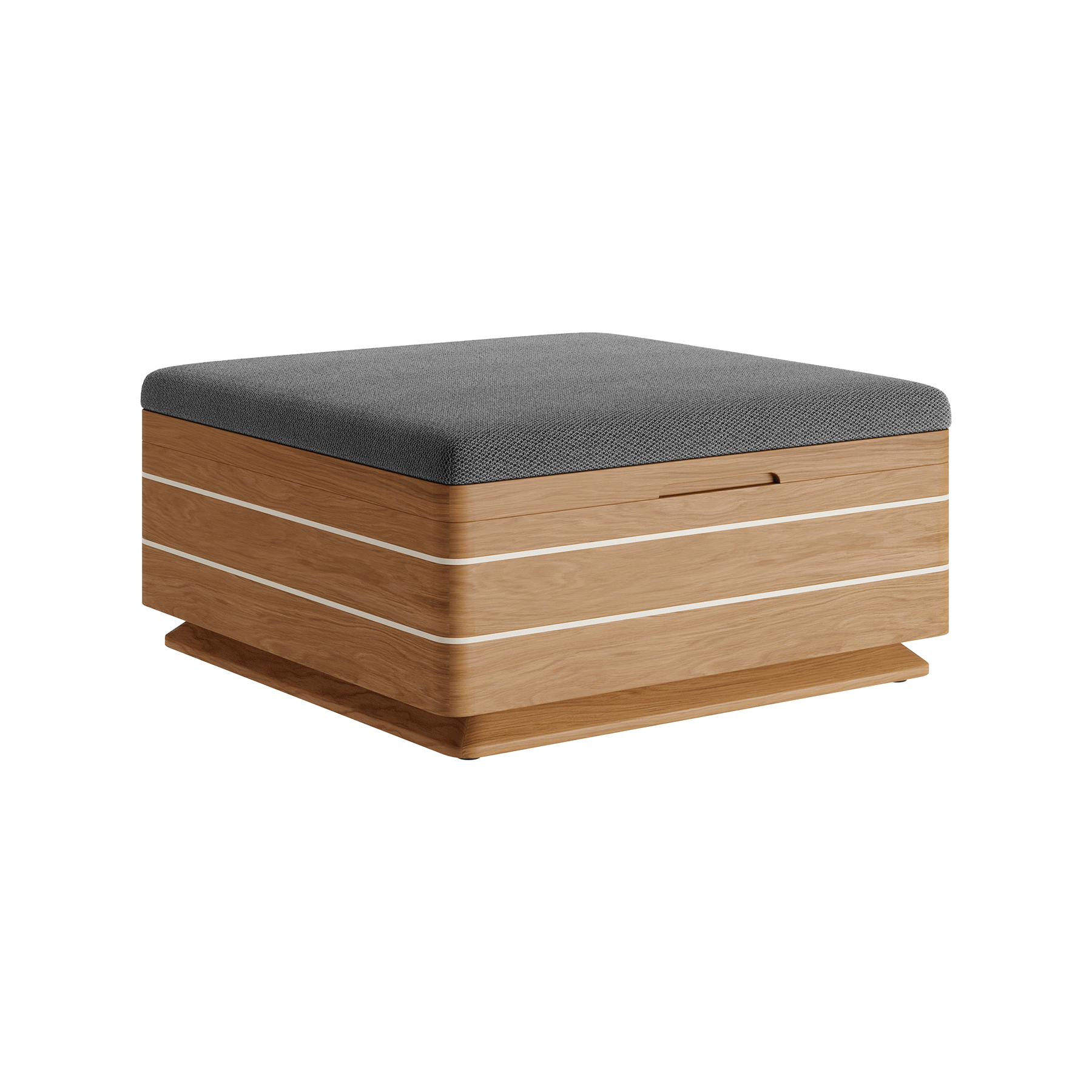 N6 dark footstool outside furniture with storage 