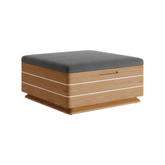 N6 dark footstool outside furniture with storage 