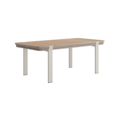 N7 dining table made with Aluminium & Rope detailing on the side product image for home and garden