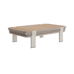 N7 coffee table made with Aluminium & Rope detailing on the side product image for home and garden