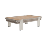 N7 coffee table made with Aluminium & Rope detailing on the side product image for home and garden