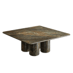 Nardelli Forest Green Marble Coffee Table 100cm