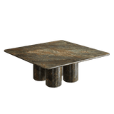 Nardelli Forest Green Marble Coffee Table 100cm