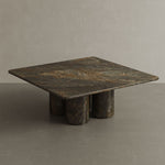 Nardelli Forest Green Marble Coffee Table 100cm