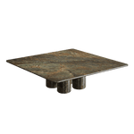 Nardelli Forest Green marble coffee table 130cm