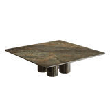 Nardelli Forest Green marble coffee table 130cm