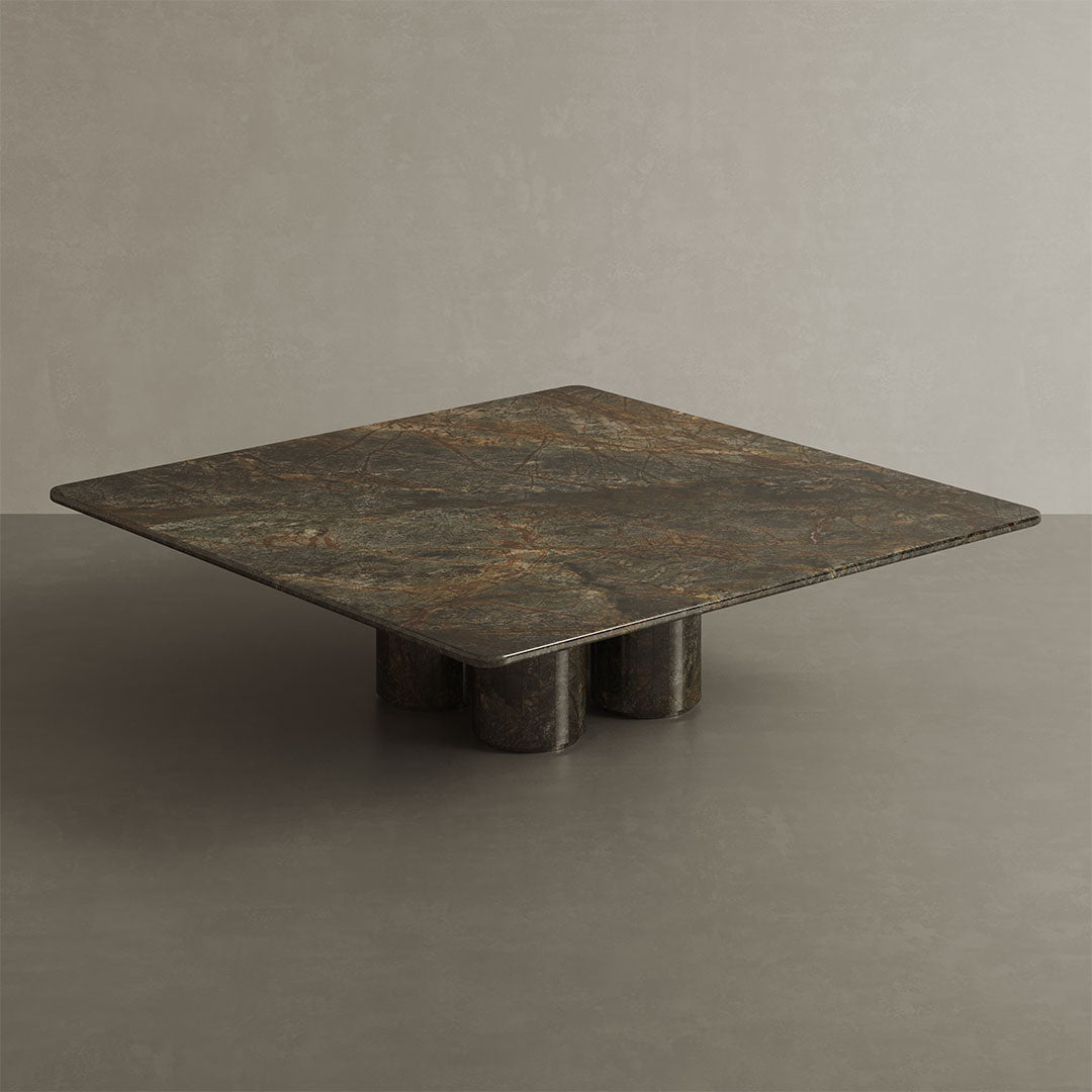 Nardelli Forest Green Marble Coffee Table 130cm