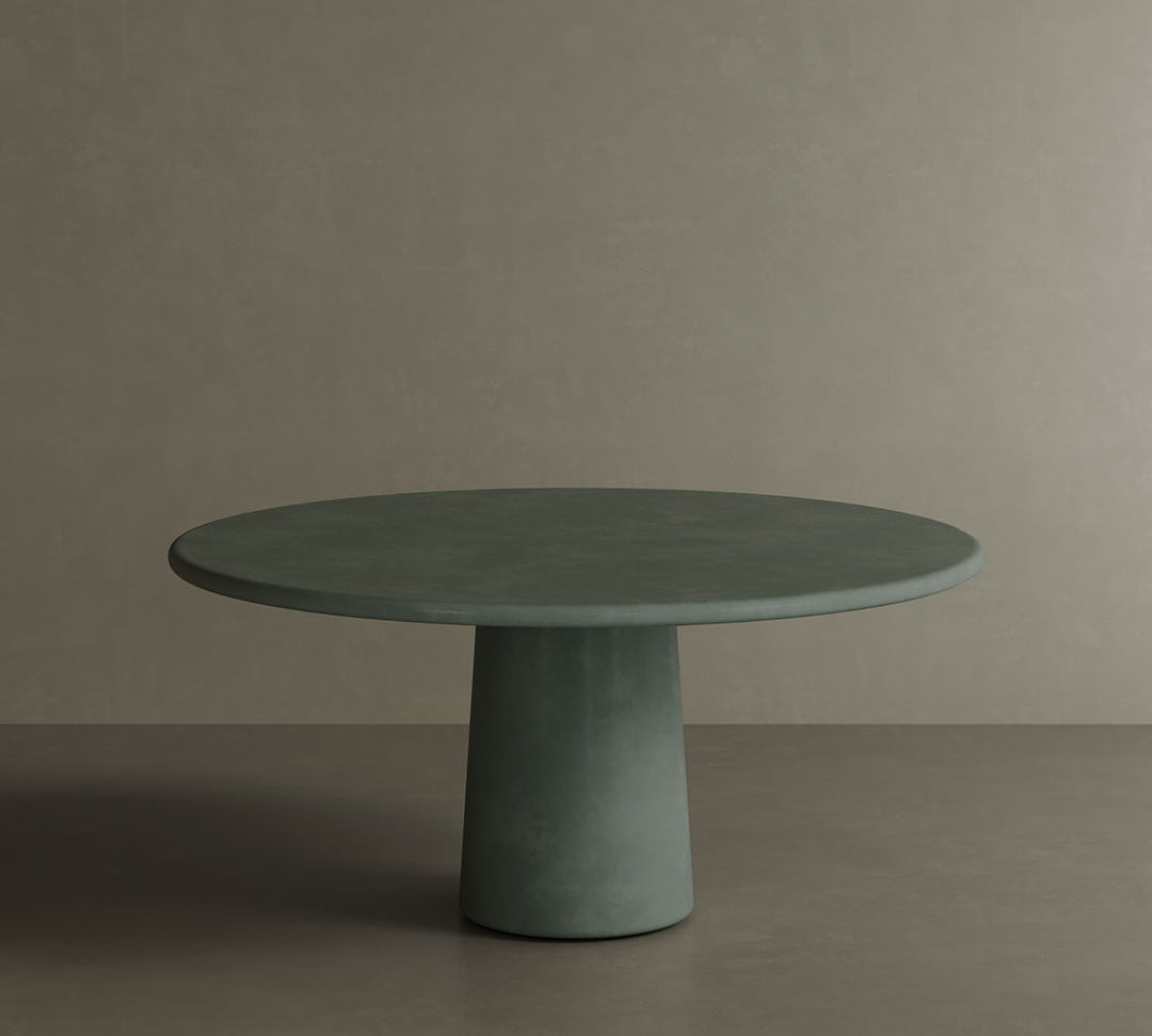Santo Moss microskin indoor and outdoor dining table 160cm