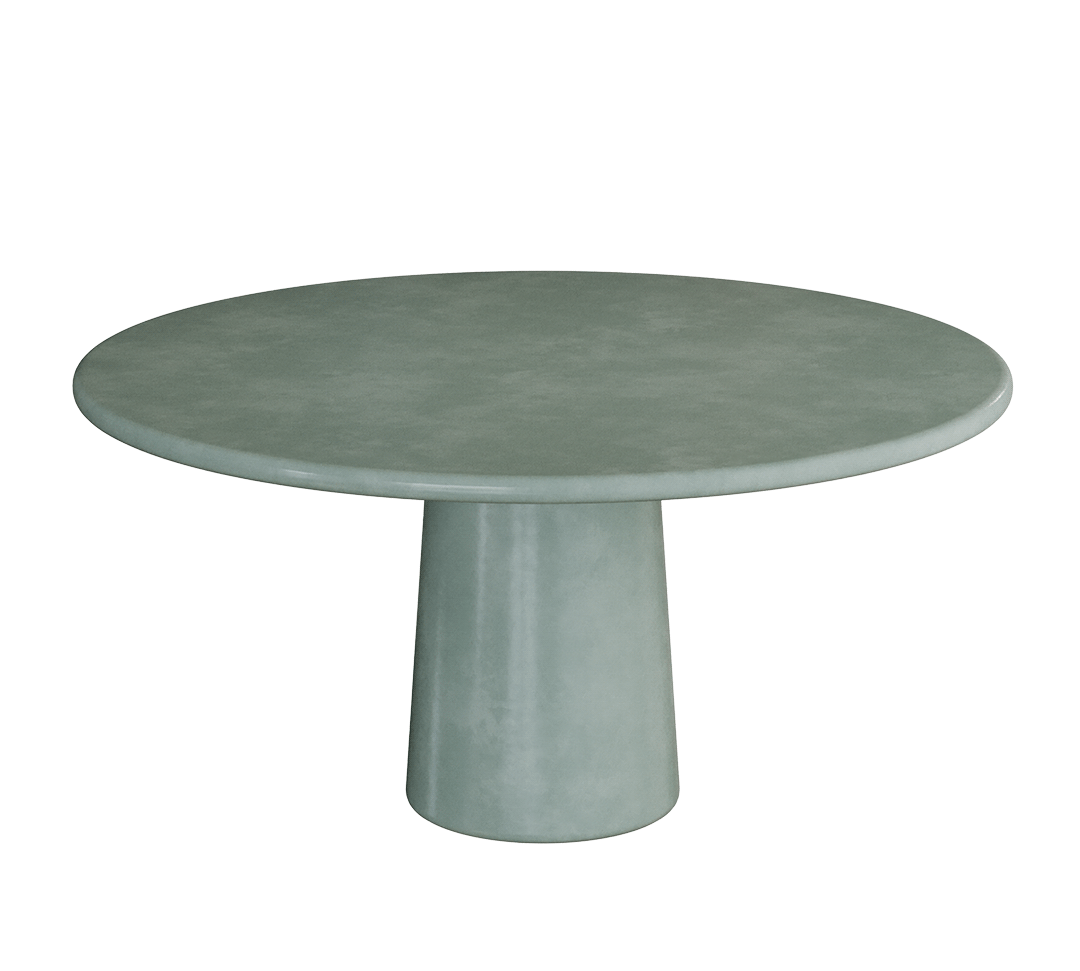 Santo Moss microskin indoor and outdoor dining table 160cm