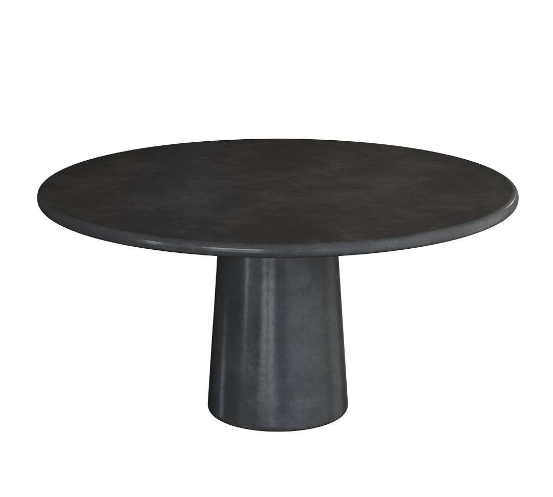 Santo Nero microskin indoor and outdoor dining table 160cm