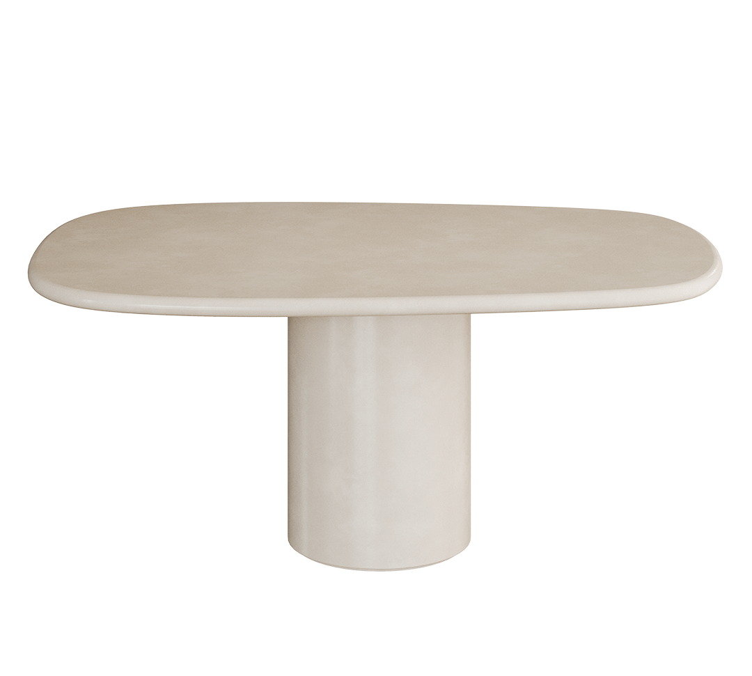 Solla Bone microskin indoor and outdoor dining table
