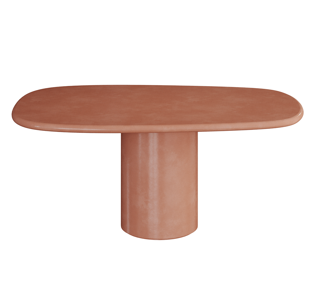 Solla Clay microskin indoor and outdoor dining table
