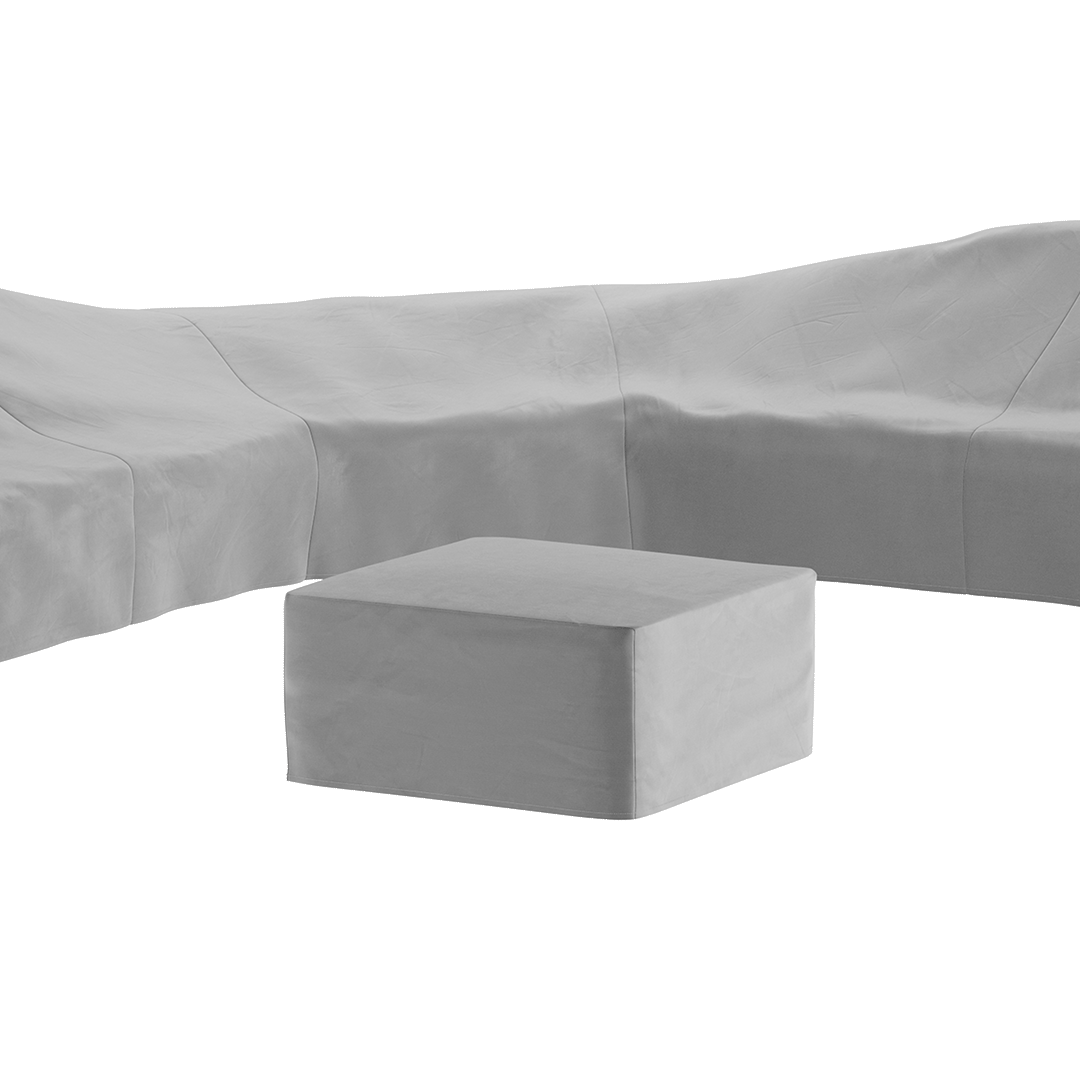 Square Footstool Coffee Table Cover Close Up