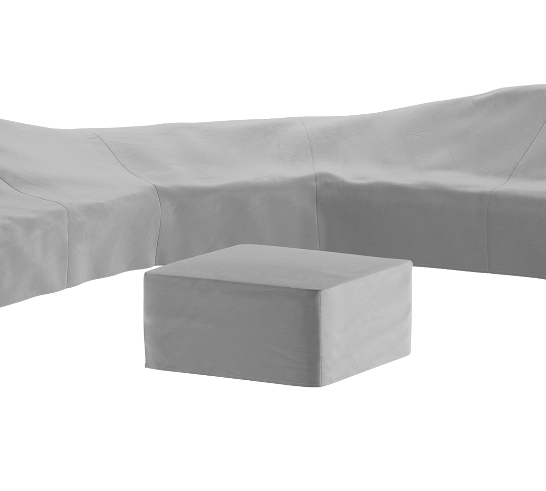 Square Footstool Coffee Table Cover Close Up